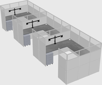 Cabine en u