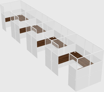 Cabine en u