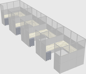 Cabine en u