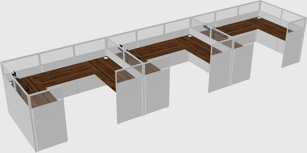 Cabine en u