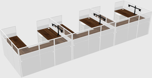 Cabine en u