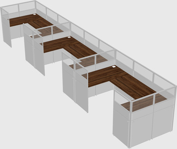Cabine en u