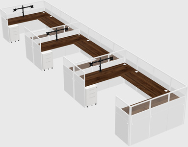 Cabine en u