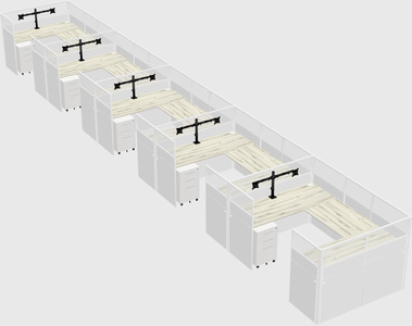 Cabine en u