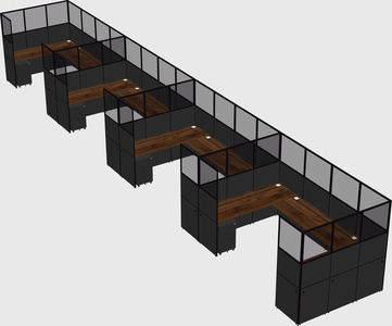 Cabine en u
