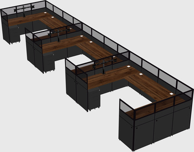 Cabine en u