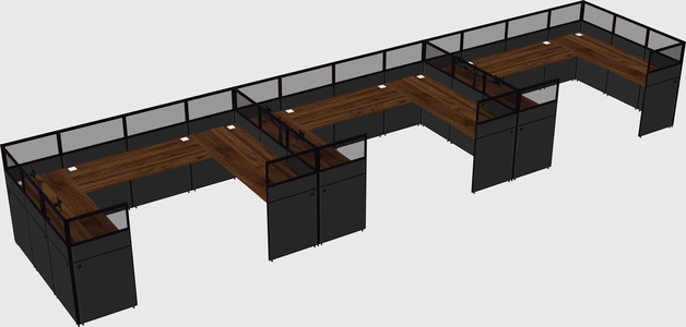 Cabine en u