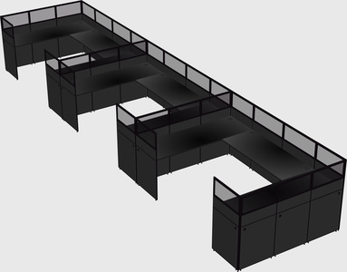 Cabine en u
