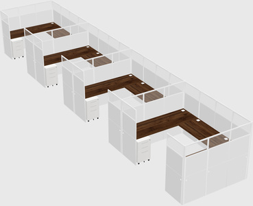 Cabine en u