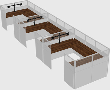 Cabine en u
