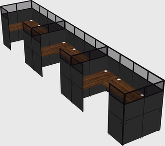Cabine en u