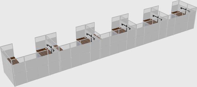 Cabine en u