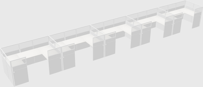 Cabine en u