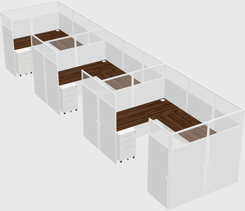 Cabine en u