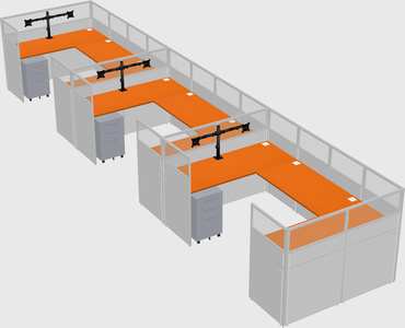 Cabine en u