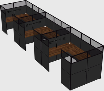 Cabine en u