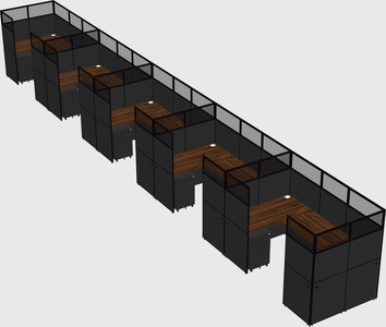 Cabine en u