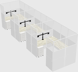 Cabine en u