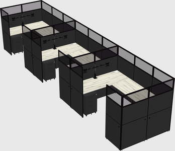 Cabine en u