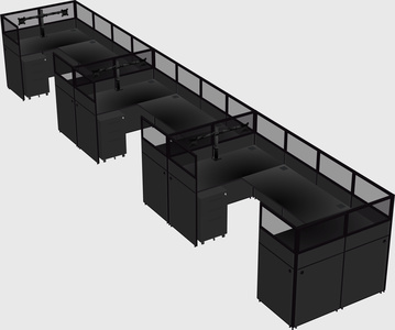 Cabine en u