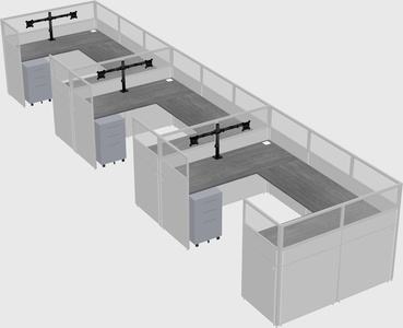 Cabine en u