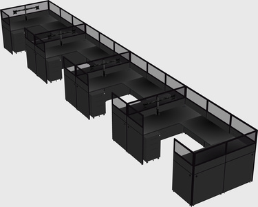 Cabine en u