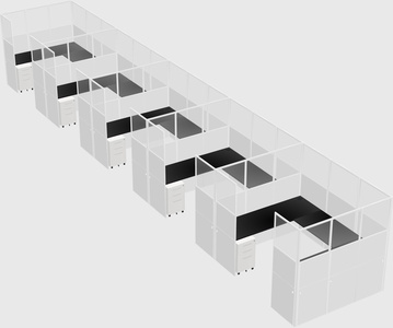 Cabine en u