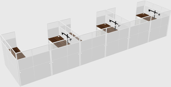 Cabine en u