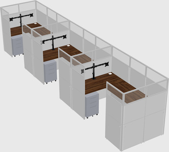 Cabine en u
