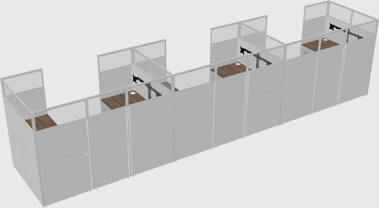 Cabine en u