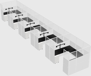 Cabine en u