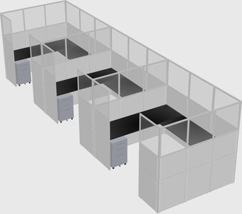 Cabine en u
