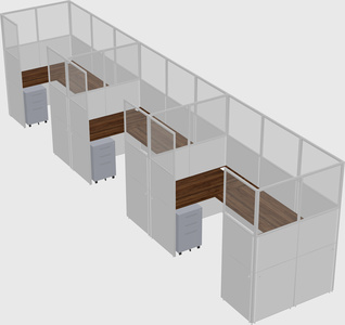 Cabine en u