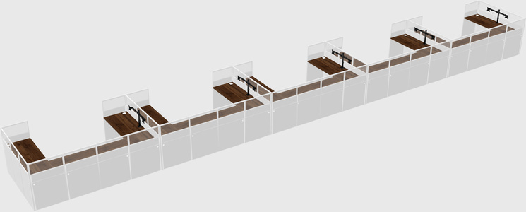 Cabine en u