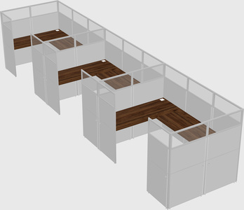 Cabine en u