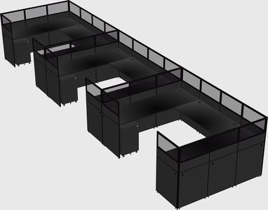 Cabine en u