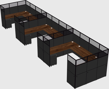 Cabine en u