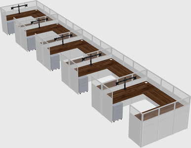 Cabine en u