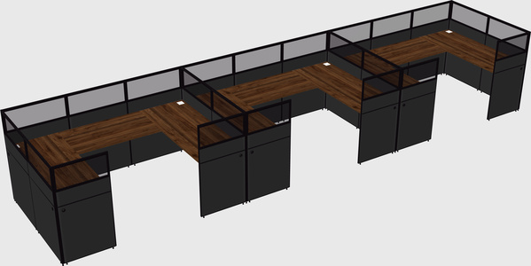 Cabine en u