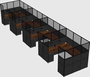 Cabine en u