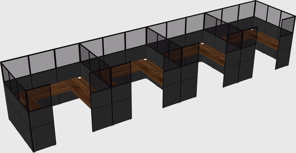 Cabine en u
