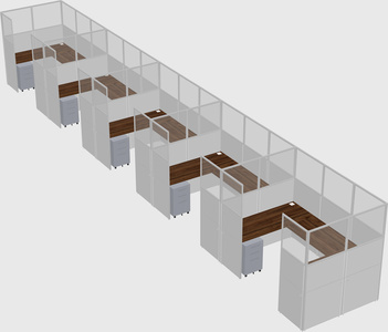 Cabine en u