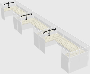 Cabine en u