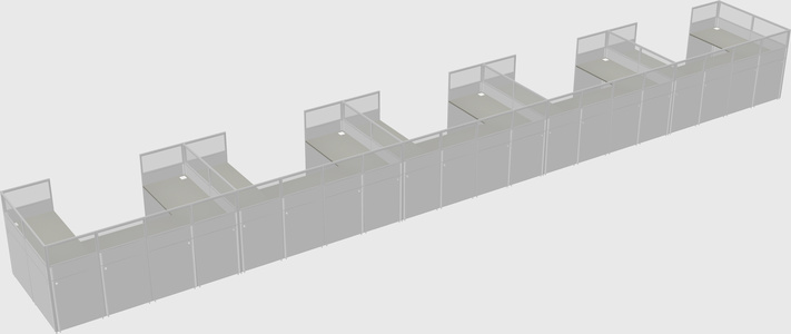 Cabine en u