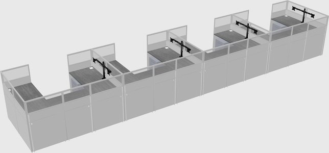 Cabine en u