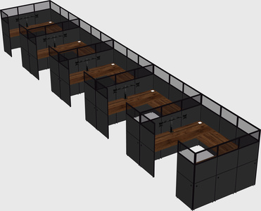 Cabine en u