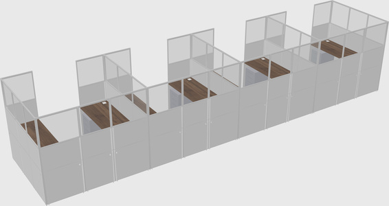 Cabine en u
