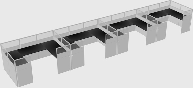 Cabine en u