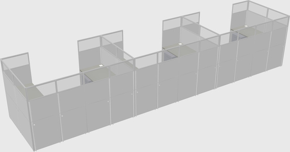 Cabine en u
