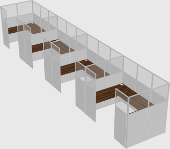 Cabine en u